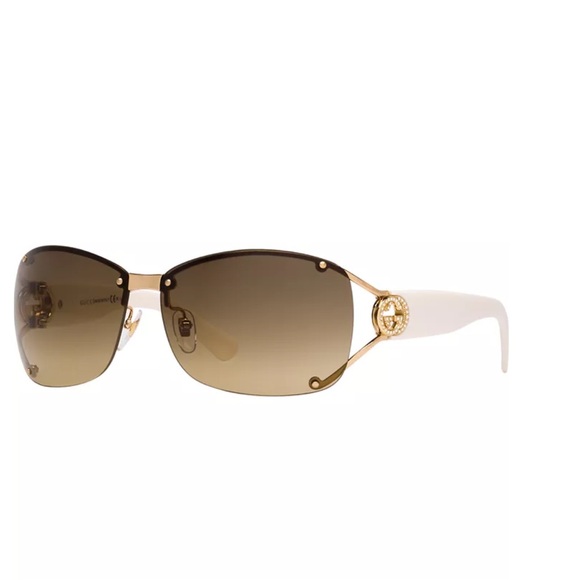 Gucci Crystal Sunglasses  GG2820/FS 62 - Picture 1 of 15